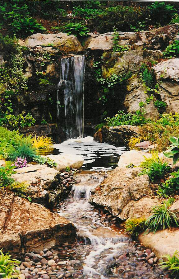Waterfall and Rock Garden Hofstra Bird Sanctuary